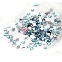 Strasuri din acril 3D Albastru deschis de 2,0mm 1000 bucati SA023